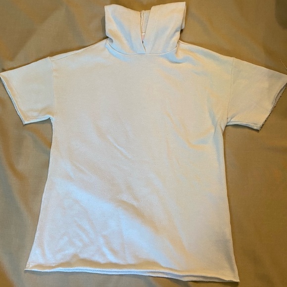 Lularoe Women’s Terry Short Sleeve Franky Hoodie Top Size XS - Picture 4 of 13